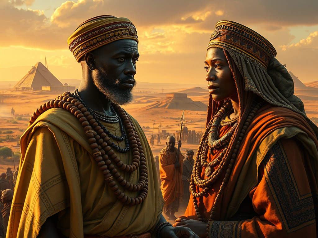 An image of an idea and ideal Old People and outlook of Old Mali Empire